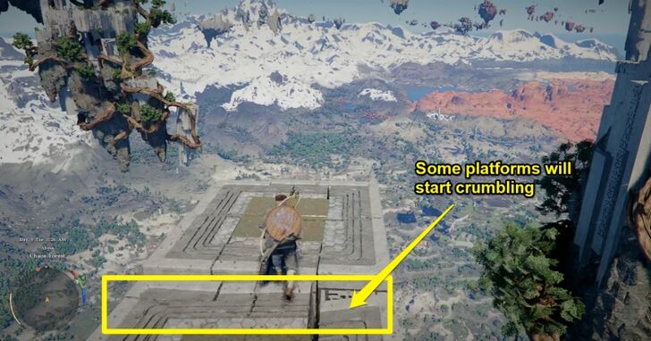 Kliff on Rumbling Platform