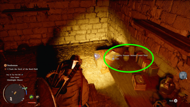 Step 9 - Alchemy Formula Meliaras Lesser Elixir