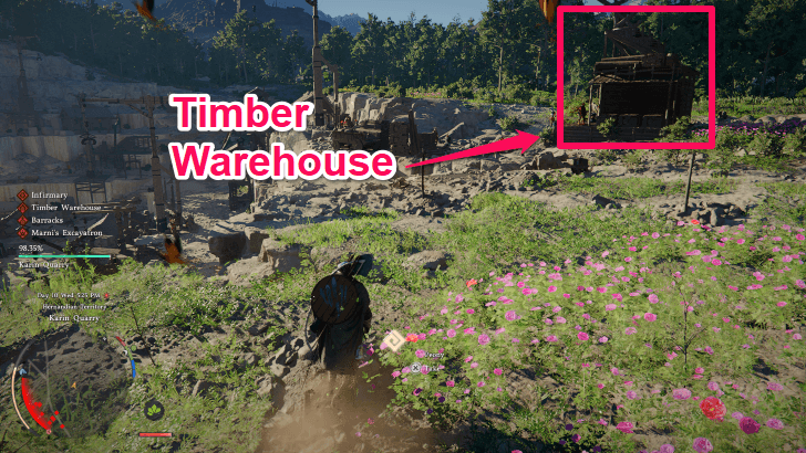 Timber Warehouse Location