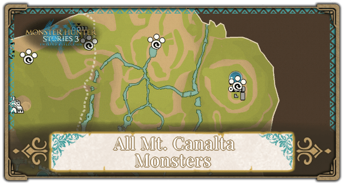 All Mt. Canalta Monsters
