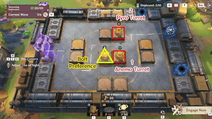 Genshin - Operation Defense Stage 3 Wave 1 Preparation Phase