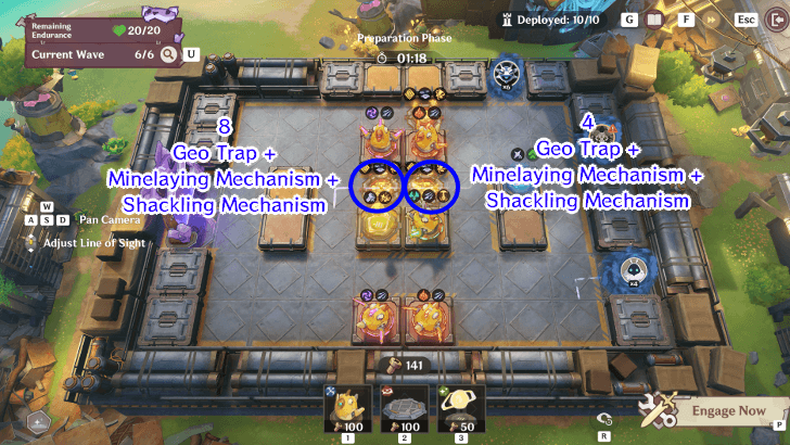 Genshin - Operation Defense Stage 3 Wave 6 Preparation Phase