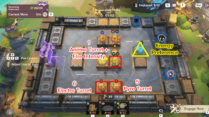 Genshin - Operation Defense Stage 3 Wave 3 Preparation Phase