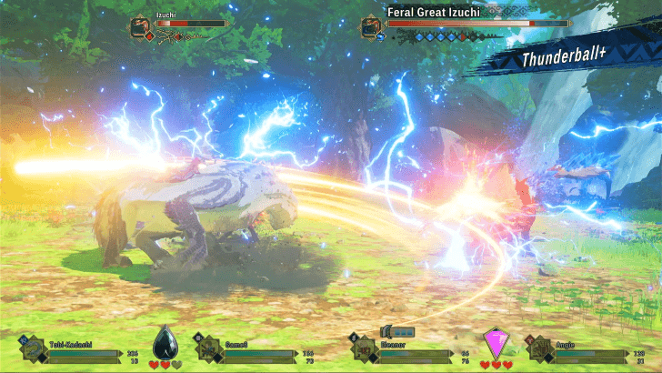 Use AoE Thunder Attacks