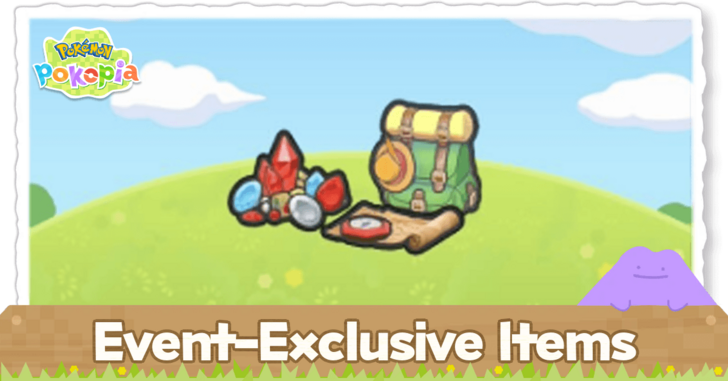 Pokemon Pokopia - Event Exclusive Items