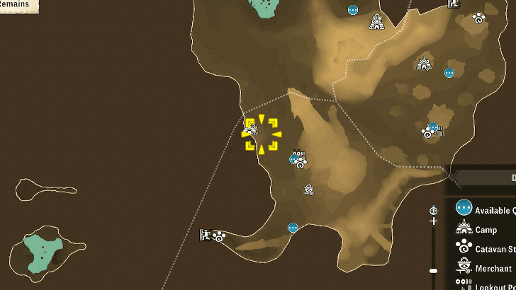 Tarkuan Feral barroth Map Location