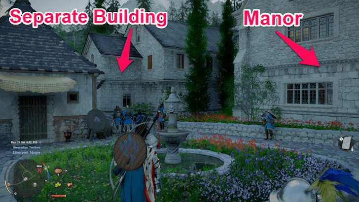 Separate building in Lioncrest Manor