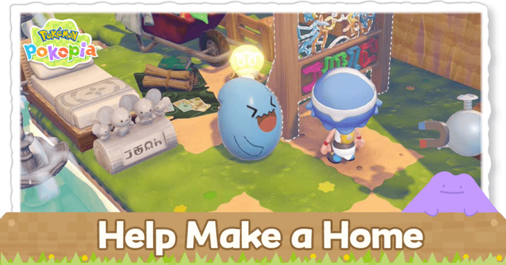 Pokemon Pokopia - Help Make a Home (Professor Tangrowth)