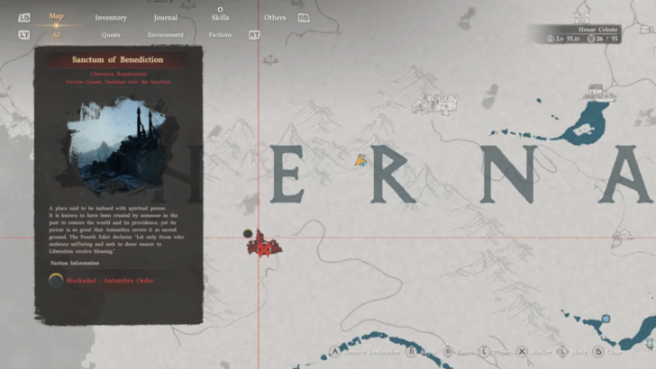 Sanctum of Benediction Map