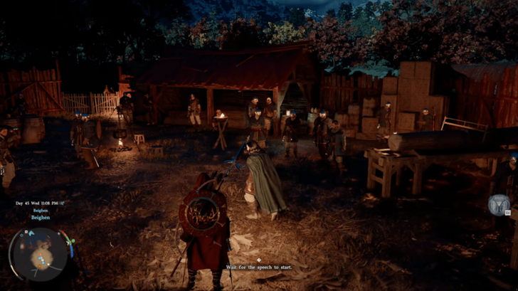 Torstein Walking to his Speech Podium