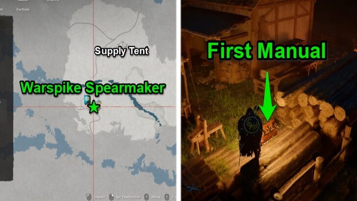 First Manual Location marked