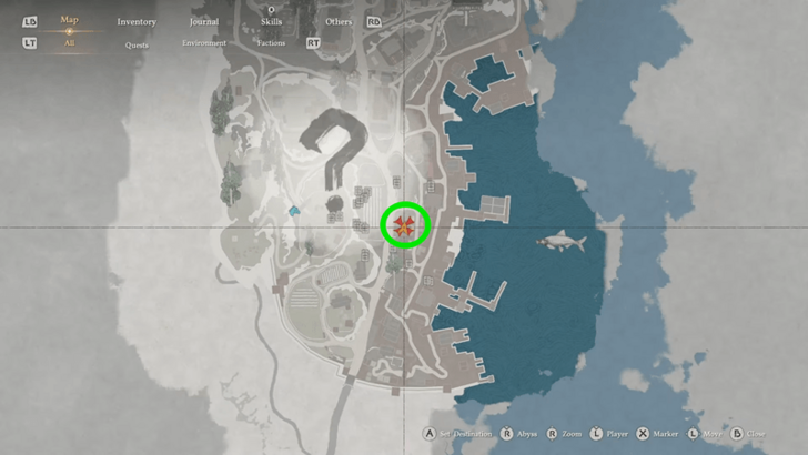 Map Location of Waiting Building