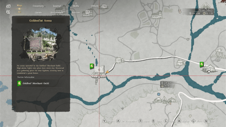 Goldenfist Arena Map