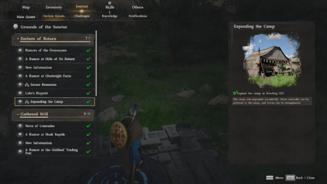 Embers of Return Questline