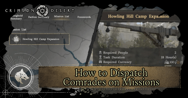 How to Dispatch Comrades on Missions