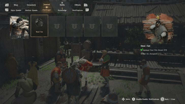 Unarmed Duel Challenge