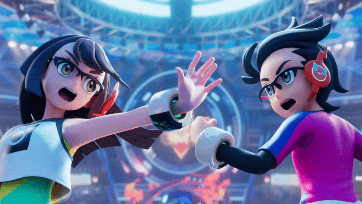 Pokémon Champions two Trainers battling