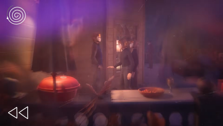 Life is Strange: Reunion Max reversing time before she conversed with the masked Abraxan