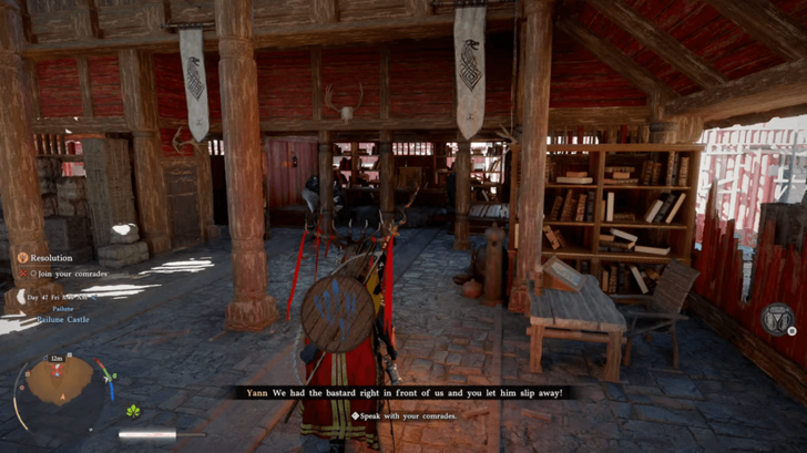 Comrades in Pailune Castle