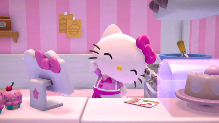 Hello Kitty Waving