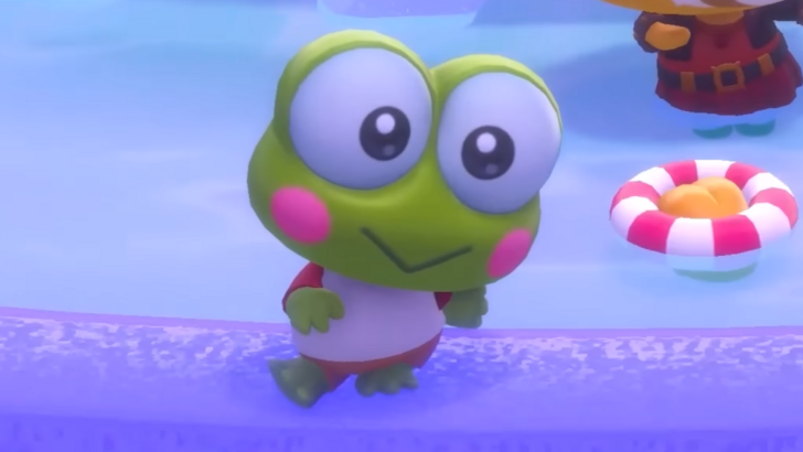 Keroppi Posing for the Camera