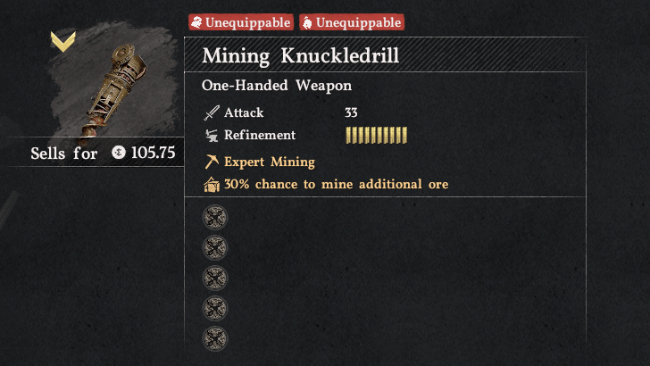 Max Refinement Mining Knuckledrill