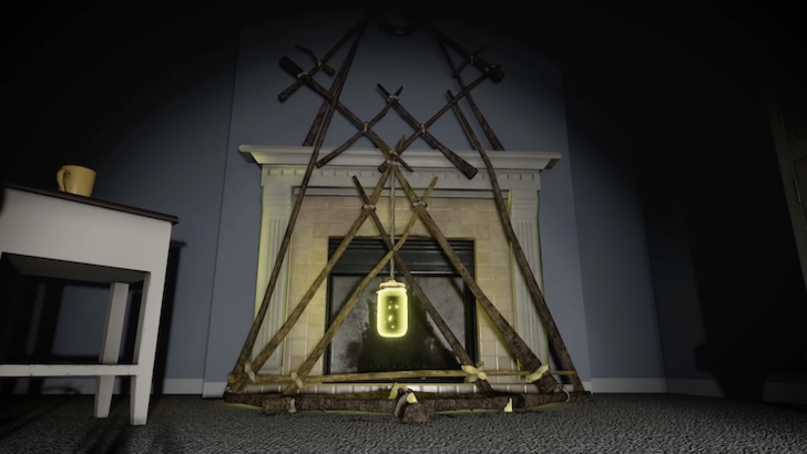 Phasmophobia Cursed Hollow fireplace