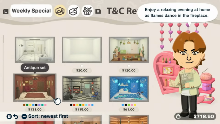 Tomodachi Life: Living the Dream home customization