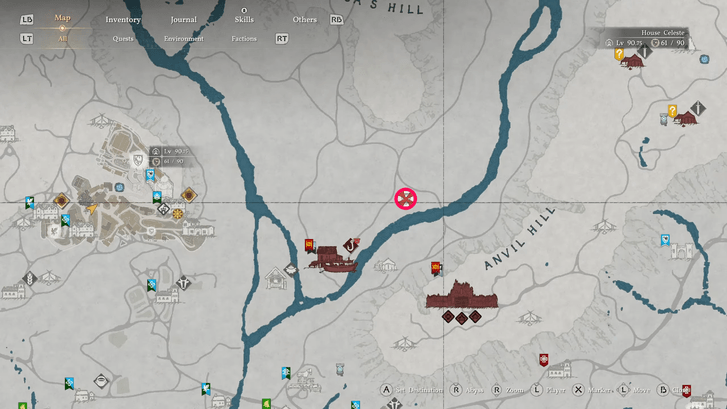 Flame Melting the Chains Location