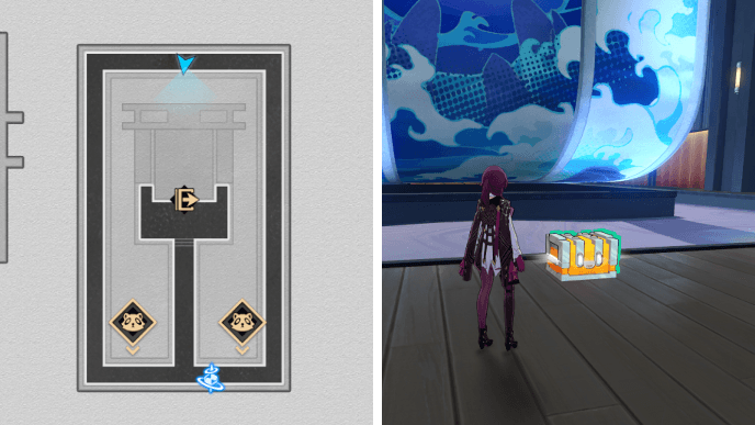 HSR Pearluxe Tower Chest 21 Location