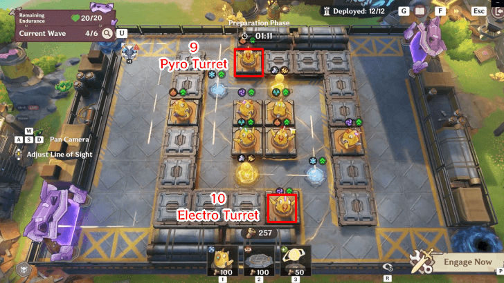 Genshin - Operation Defense Stage 4 Wave 4 Preparation Phase