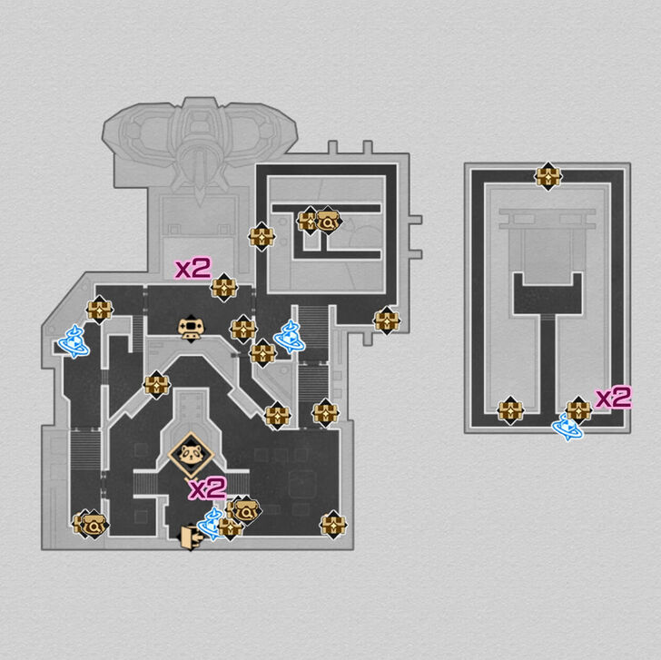 HSR Pearluxe Tower Map