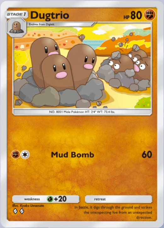 Pokemon TCG Pocket - B2b 034 Dugtrio