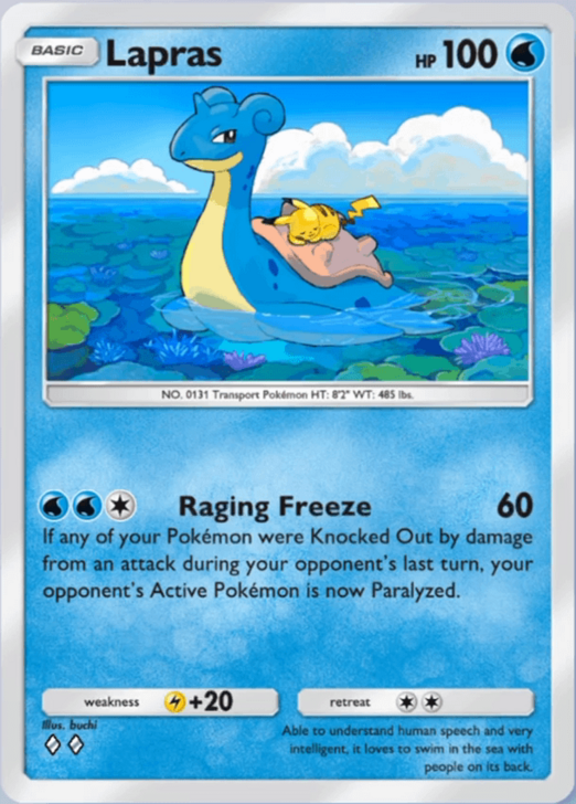 Pokemon TCG Pocket - B2b 017 Lapras