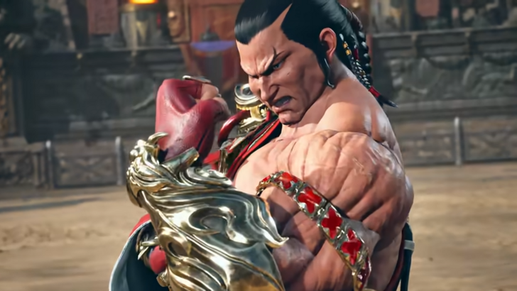 Feng Wei flexing for his intro