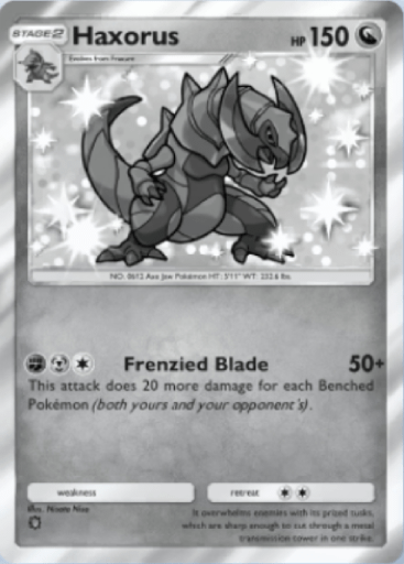 Pokemon TCG Pocket - B2b 110 Haxorus