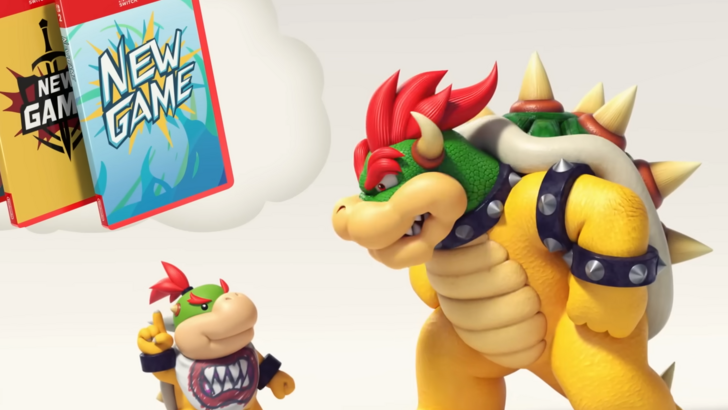 Bowser Jr talking about new Switch 2 games with papa Bowser