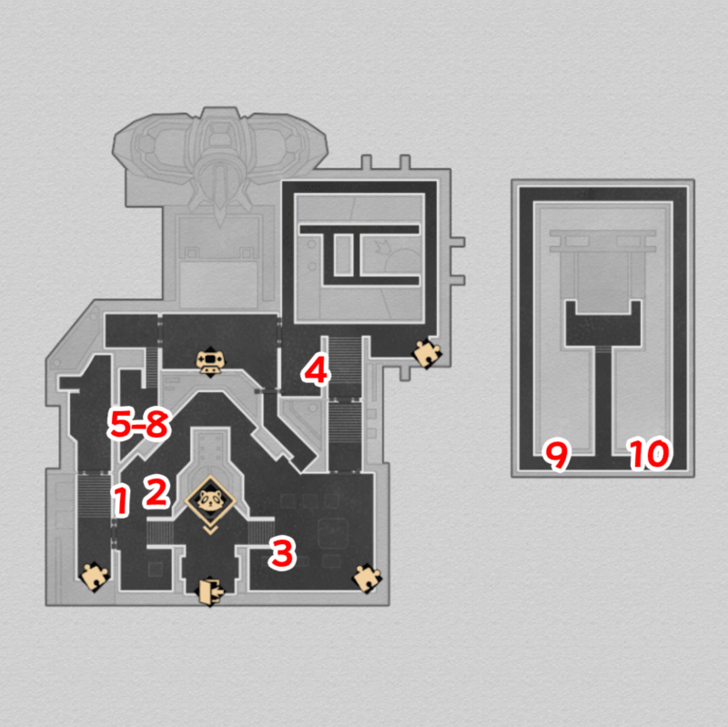 Pearluxe Tower F1 Nameless Wispae Locations