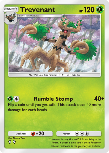 Pokemon TCG Pocket - B2b 006 Trevenant