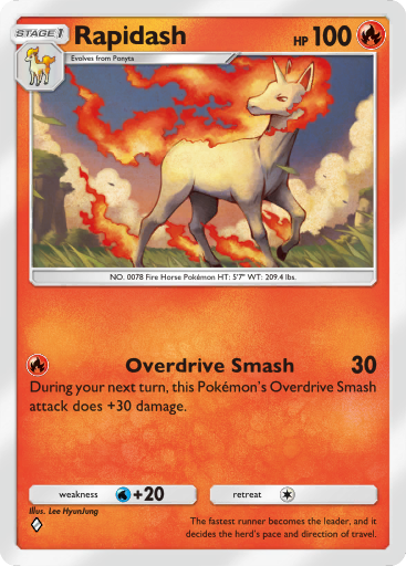 Pokemon TCG Pocket-  Rapidash(B2b 011)