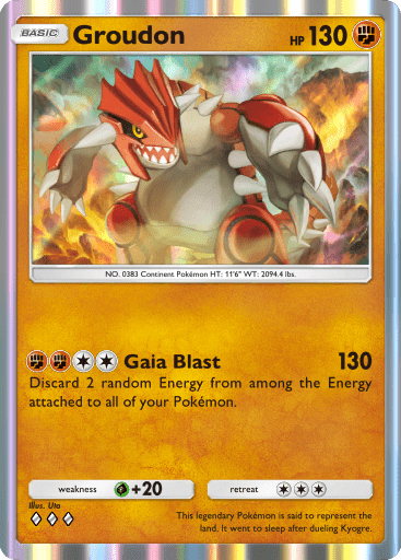 Pokemon TCG Pocket - B2b 035 Groudon