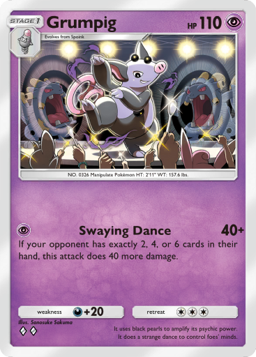 Pokemon TCG Pocket - B2b 032 Grumpig