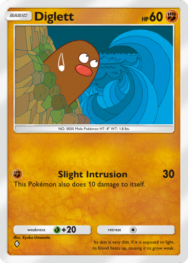Pokemon TCG Pocket-  Diglett(B2b 033)