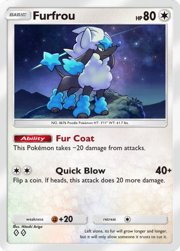 Pokemon TCG Pocket - B2b 064 Furfrou