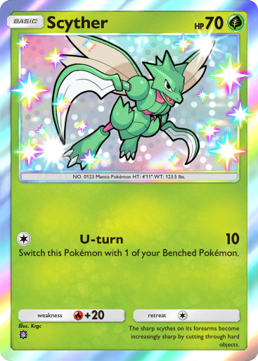 Scyther Card - Genetic Apex | Pokemon TCG Pocket (PTCGP)Game8