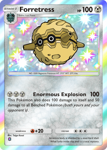 Pokemon TCG Pocket - B2b 104 Forretress