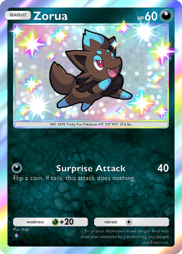 Pokemon TCG Pocket - B2b 102 Zorua