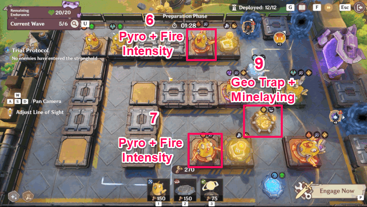 Genshin - Operation Defense Stage 5 Wave 5 Preparation Phase