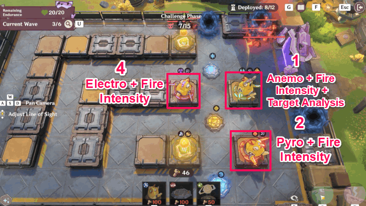 Genshin - Operation Defense Stage 5 Wave 3 Preparation Phase