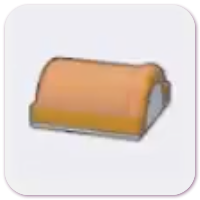 Brick roof decoration